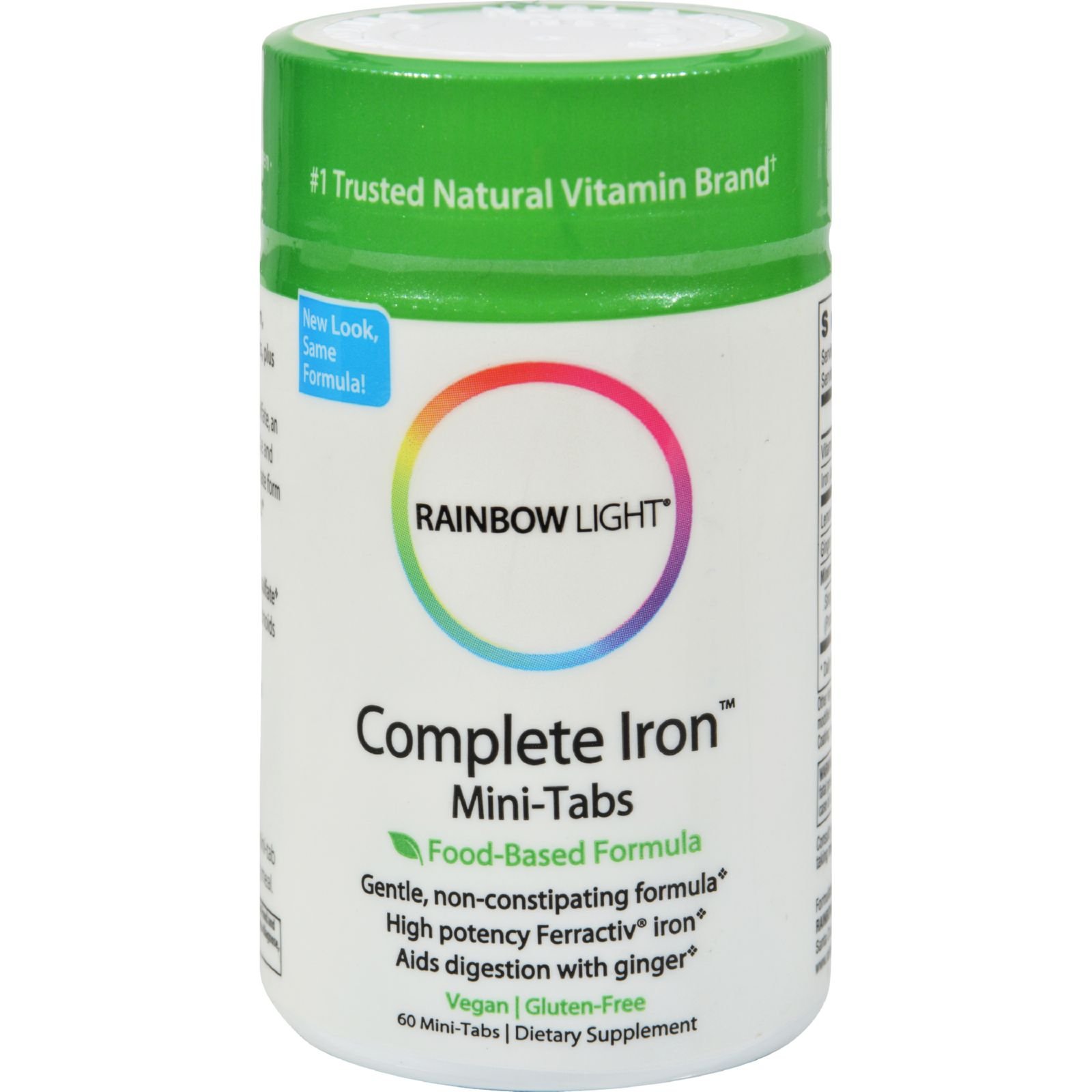 Rainbow Light Complete Iron MiniTabs 60 Tablets